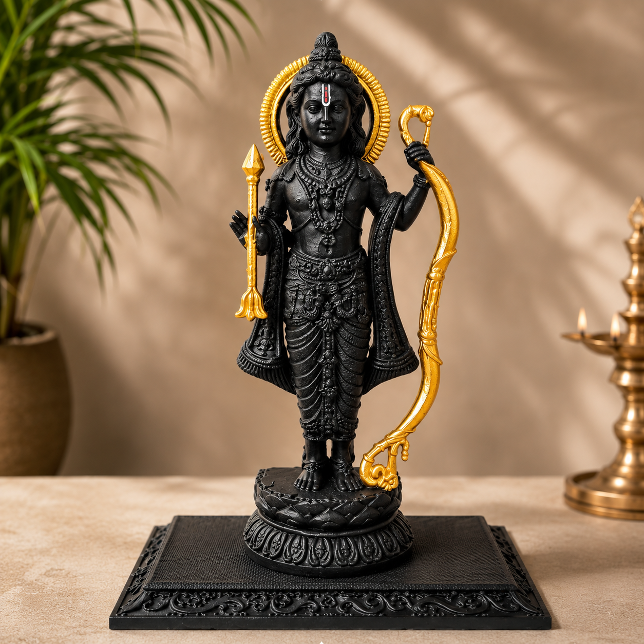 Lord Ram Lalla Statue for Home Decor (6 Inch)